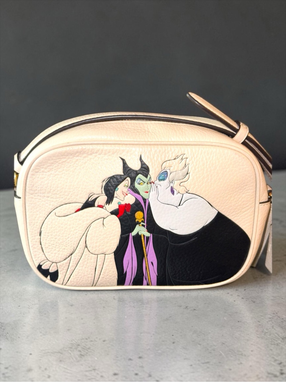 Coach Disney Villains Maleficent, Cruela, and Ursula Crossbody Bag